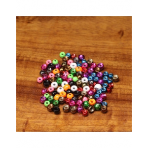 Hareline Dubbin 1/16 Plummeting Tungsten Beads - Metallic Pink