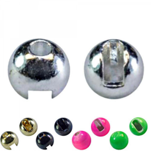 Montana Fly Company Tungsten Jig Beads - Black - 1/8'' (3.3 mm)
