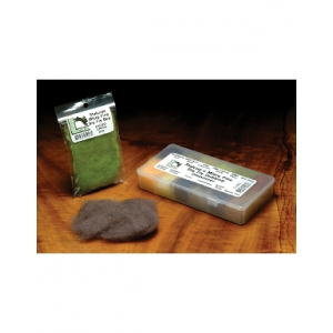 Hareline Dubbin Micro Fine Dry Fly Dub - PMD Olive Dun - One Size