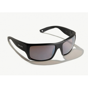 Bajio Nato Sunglasses - Polarized - Black Matte with Silver Plastic
