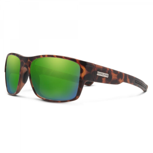 Suncloud Range Sunglasses - Polarized - Tortoise with Green Mirror