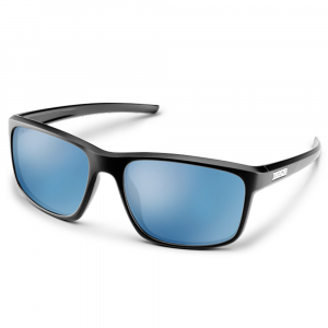 Suncloud Respek Sunglasses - Polarized - Black with Blue Mirror