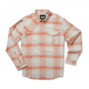 Howler Brothers Matagorda Longsleeve Shirt - Men's - Landon Plaid Pumpkin - XL