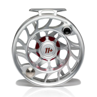Hatch Iconic Fly Reel - 11 Plus - Clear Red - Large Arbor