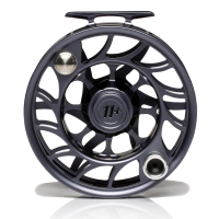 Hatch Iconic Fly Reel - 11 Plus - Grey and Black - Large Arbor