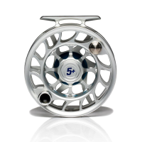 Hatch Iconic Fly Reel - 5 Plus - Clear Blue - Mid Arbor