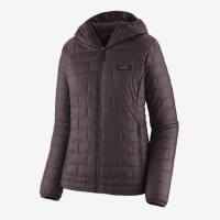 Patagonia Nano Puff Fitz Roy Trout Hoody - Women's - Obsidian Plum - XL