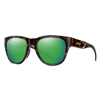Smith Rockaway Glass Sunglasses - Polarized Chromapop - Tortoise with Green Mirror Glass