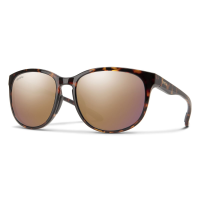 Smith Lake Shasta Sunglasses - Polarized Chromapop - Tortoise with Rose Gold Mirror