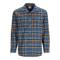Simms ColdWeather Long Sleeve Shirt - Men's - Neptune and Sun Glow Ombre Plaid - M