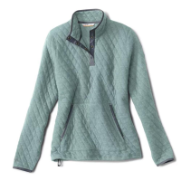 Orvis Outdoor Quilted Sweatshirt - Women's - Forest - L