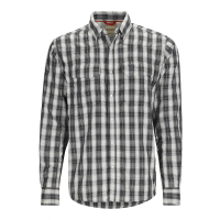 Simms Big Sky Long Sleeve Shirt - Men's - Black Plaid - M