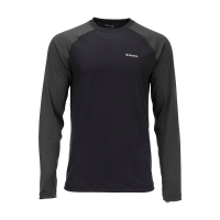 Simms Lightweight Baselayer Top - Men's - Black - L