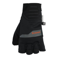 Simms Windstopper Half-Finger Glove - Black - 2XL