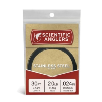 Scientific Anglers Stainless Wire Leader - Black - 30ft 45lb