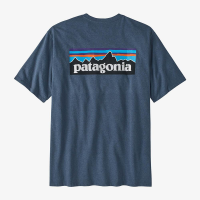 Patagonia P-6 Logo Responsibill Tee - Men's - Utility Blue - 2XL