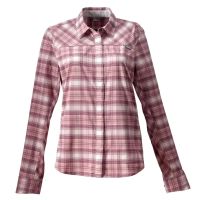 Orvis Pro Stretch Long Sleeve Shirt - Women's - Lilac Plaid - L