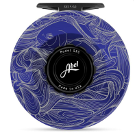Abel SDS Reel - Solid - Larko Permit Satin Black Blue Fade - 9/10