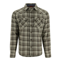 Simms Santee Flannel - Men's - Pale Pine Shadow Box Plaid - XL