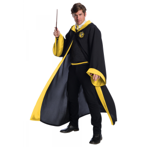 Deluxe Hufflepuff Student Costume for Adults