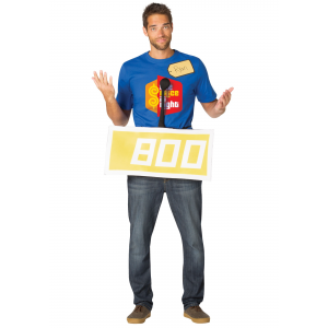 Price is Right Yellow Contestant Costume for Adults