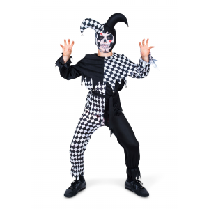 Child Evil Jester Costume
