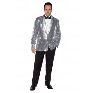 Silver Sequin Costume Jacket