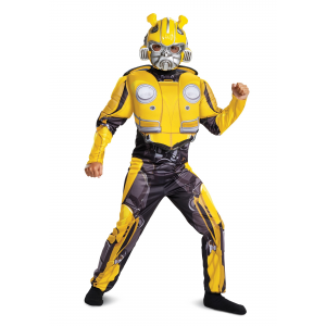 Bumblebee Movie Muscle Costume For Boys