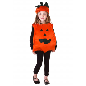 Toddler Orange Pumpkin Costume