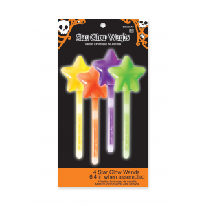Glow Star Wands (4 per pack)