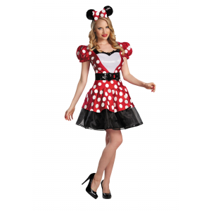 Red Glam Minnie Mouse Costume