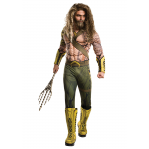 Deluxe Adult Dawn of Justice Aquaman Costume