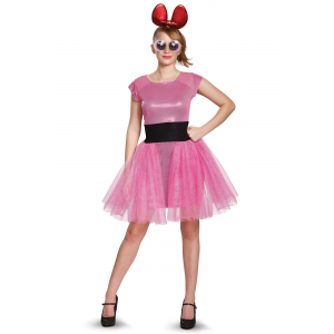 Blossom Deluxe Adult Costume from Powerpuff Girls