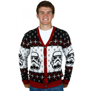 Star Wars Stormtrooper Men's Ugly Christmas Cardigan