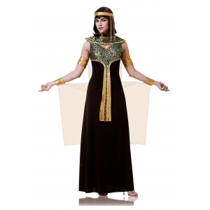 Adult Black and Teal Cleopatra Costume