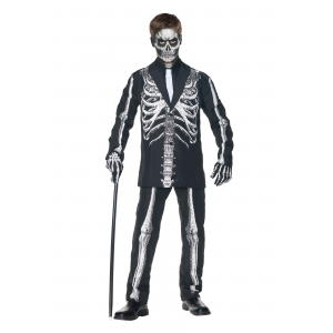 Boys Skeleton Suit Costume