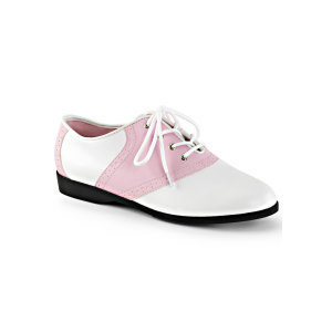 Women's Pink Saddle Shoes
