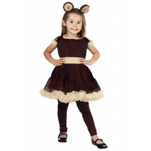 Toddler Girl's Bear Costume