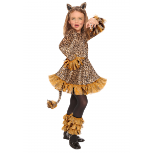 Girls Leopard Costume
