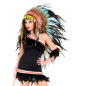 Turquoise Native American Headdress