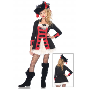 Tween Charming Pirate Captain Costume