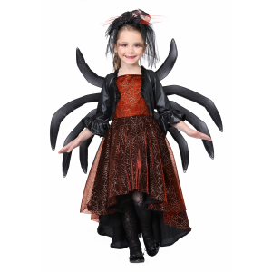 Spooky Widow Dress Costume for Girls