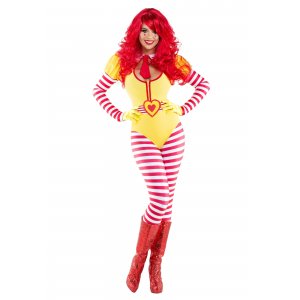 Sexy Hamburger Clown Costume