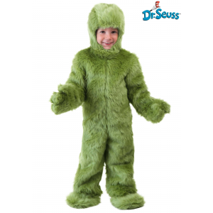 Toddler Green Furry Jumpsuit Costume