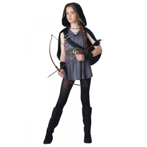 Girls Hooded Huntress Costume