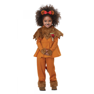 Courageous Lion of Oz Costume for Toddler Girls