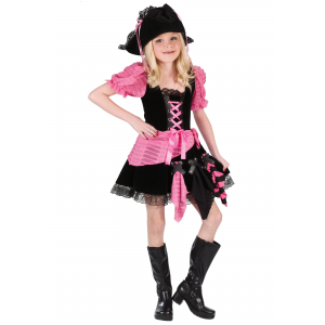 Kid's Pink Pirate Costume - Child Pirate Costumes Girl