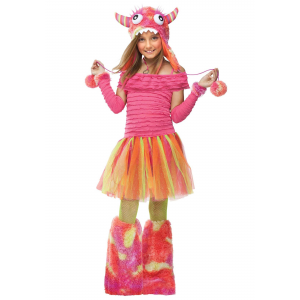 Girls Wild Child Monster Costume