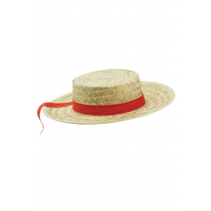 Adult Straw Gondolier Hat