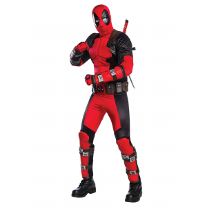Authentic Deadpool Costume for Adults